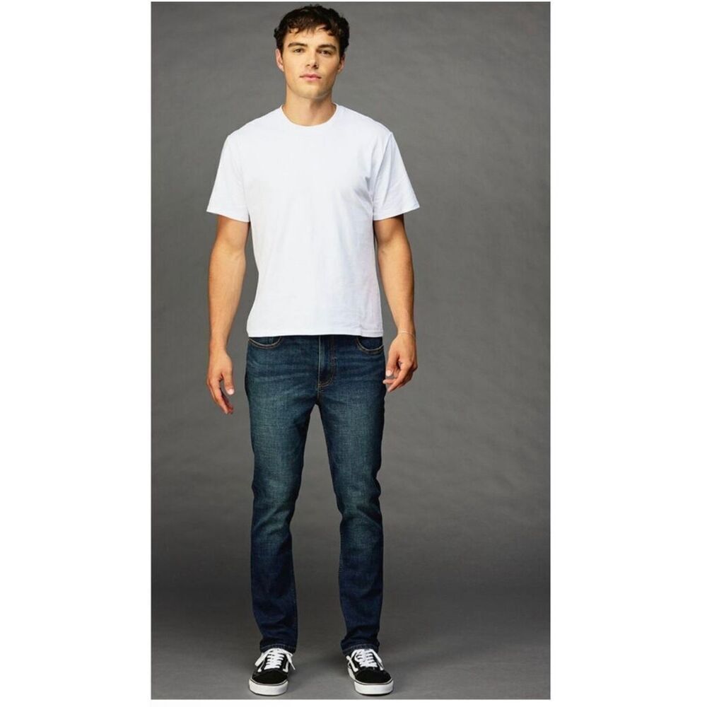 🌊 RSQ Tilly’s Dark Wash Men’s Skinny Blue Jeans Size 29x32 New